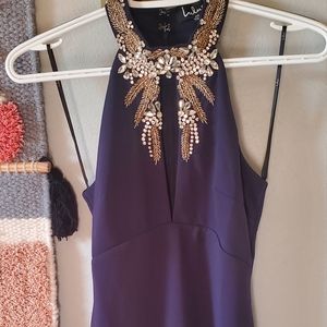 NWOT Lulu's navy blue mini dress size xs